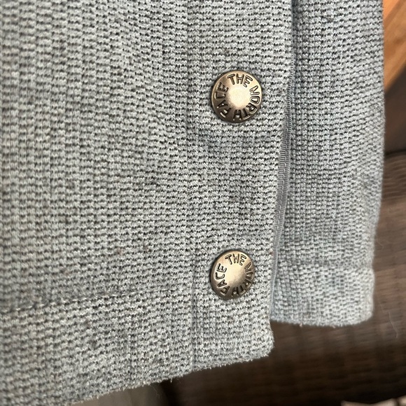 The North Face Women’s Knit Stitch Fleece Hoodie - Blue - Small - Picture 4 of 15